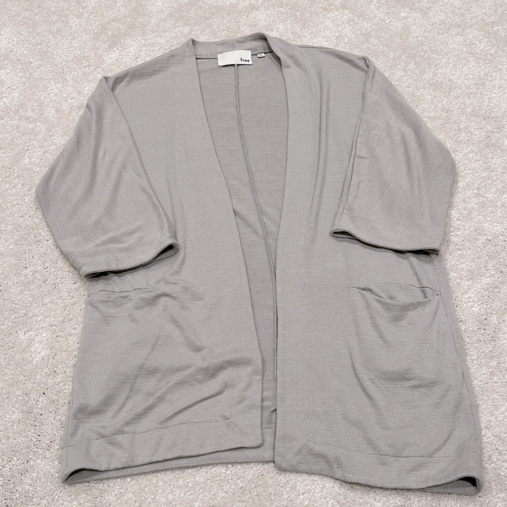 Wilfred Zlata Open Front Sweater